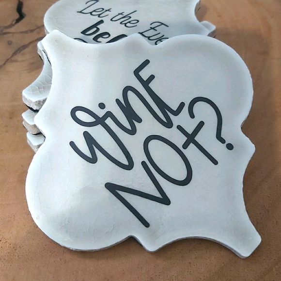 Homemade Cocktail Pun Coasters - Picture 2 of 5